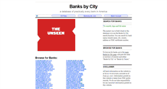 Desktop Screenshot of banksbycity.com